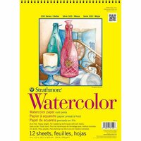 Strathmore - 9 x 12 Watercolor Spiral Paper Pad - 12 Sheets