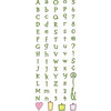 Provo Craft - Cuttlebug - Die Cut Set - Alphabet - You're Not The Boss Of Me, CLEARANCE