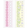 Provo Craft - Cuttlebug - Die Cut Set - 2 Die Cuts - Floral Borders, CLEARANCE