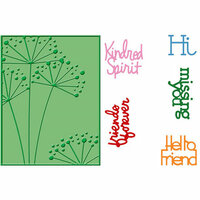 Provo Craft - Cuttlebug - Embossing Folder and Die Cut Combo - Friends Forever