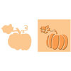 Provo Craft - Cuttlebug - Embossing Folder and Die Cut Combo - Pumpkin Spice