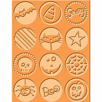 Provo Craft - Cuttlebug - Embossing Folder - Boo to You, CLEARANCE