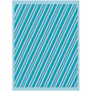 Provo Craft - Cuttlebug - Christmas - Embossing Folder - Candy Cane Stripe