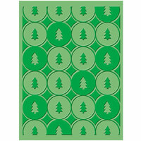Provo Craft - Cuttlebug - Christmas - Embossing Folder - Winter Trees