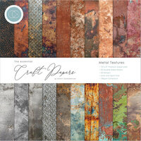 Craft Consortium - 12 x 12 Paper Pad - Metal Textures