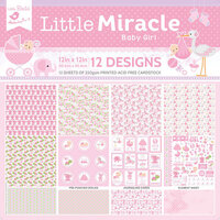 Little Birdie Crafts - 12 x 12 Paper Pack - Baby Girl