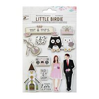 Little Birdie Crafts - Self Adhesive Embellishments - Happily Ever After Wedding