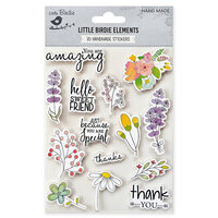 Little Birdie Stickers Pinwheels 6/Pkg Old Glory