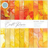 Craft Consortium - Ink Drops Collection - 12 x 12 Double Sided Paper Pad - Sunset
