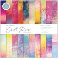 Craft Consortium Wood Textures 8X8 Double-Sided Paper Pad, 30