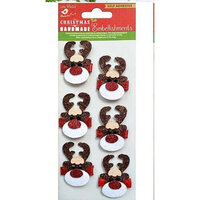 Little Birdie Crafts - Self Adhesive Embellishments - Festive Reindeer