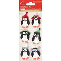 Little Birdie Crafts - Self Adhesive Embellishments - Winter Penguin