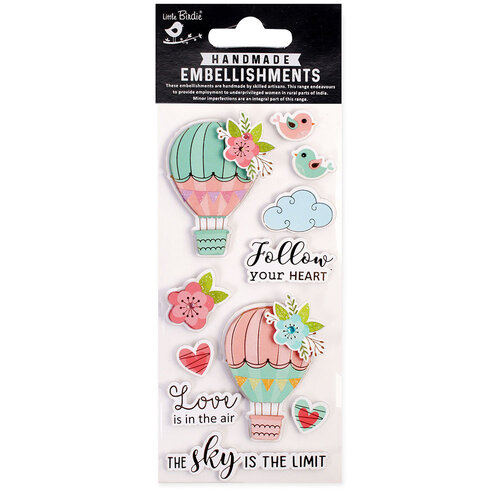 Little Birdie Crafts - Self Adhesive Embellishments - Follow Your Dreams