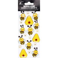 Little Birdie Crafts - Self Adhesive Embellishments - Bee Colony