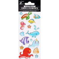 Little Birdie Crafts - Self Adhesive Embellishments - Sea Life