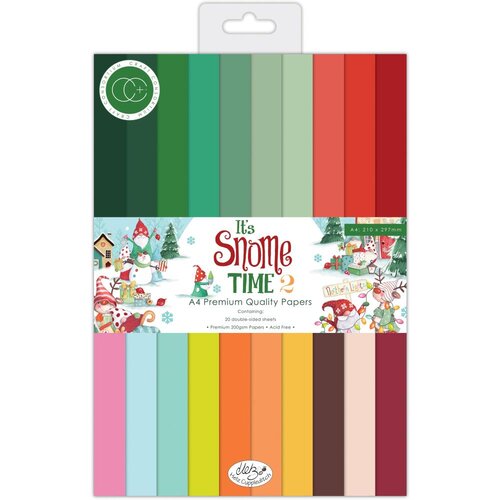 Craft Consortium - Its Snome Time 2 Collection - Christmas - A4 Double Sided Paper Pad