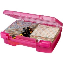 Art Bin - Quick View Carrying Case - One Compartment - Raspberry