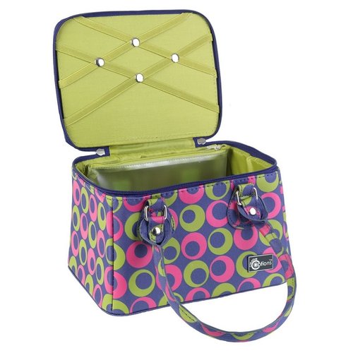 Creative Options - Crafter's Tapered Tote - Multicolor Circles