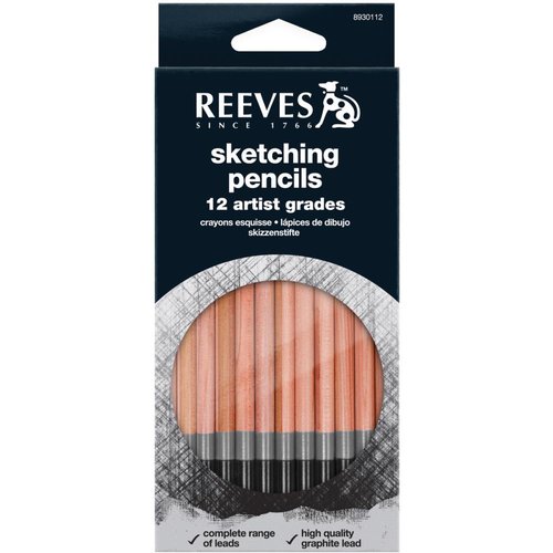 Reeves - Sketching Pencils - 12 Pack