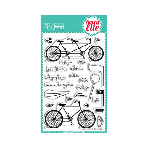 Avery Elle - Clear Acrylic Stamps - Roll With It