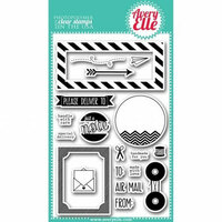 Avery Elle - Clear Acrylic Stamps - Air Mail