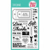Avery Elle - Clear Acrylic Stamps - Simply Tags - Everyday