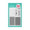 Avery Elle - Clear Acrylic Stamps - Texture Tiles - Be Cool