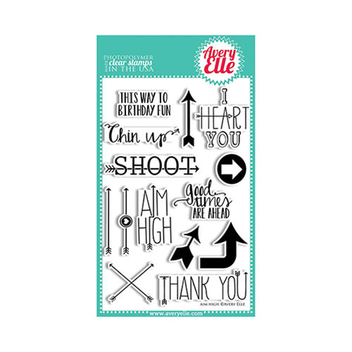 Avery Elle - Clear Acrylic Stamps - Aim High