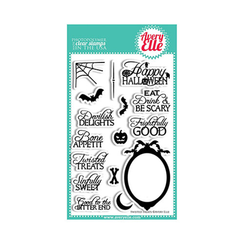 Avery Elle - Clear Acrylic Stamps - Halloween - Twisted Treats