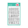 Avery Elle - Clear Acrylic Stamps - Averys Alphas