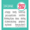 Avery Elle - Clear Acrylic Stamps - Simply Said - Hello