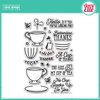 Avery Elle - Clear Photopolymer Stamps - Tea Time