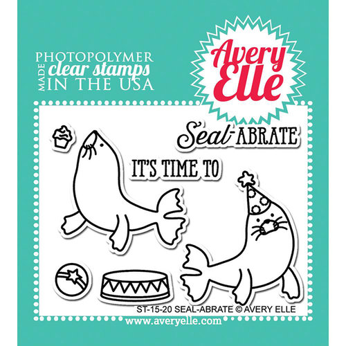 Avery Elle - Clear Acrylic Stamps - Seal-abrate