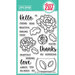 Avery Elle - Clear Acrylic Stamps - Peonies