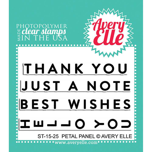 Avery Elle - Clear Acrylic Stamps - Petal Panel