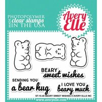 Avery Elle - Clear Acrylic Stamps - Beary Sweet Wishes