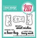Avery Elle - Clear Acrylic Stamps - Beary Sweet Wishes