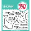 Avery Elle - Clear Acrylic Stamps - Whale Hello