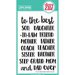 Avery Elle - Clear Acrylic Stamps - Best Ever