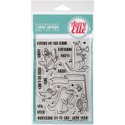 Avery Elle - Clear Acrylic Stamps - Band Camp
