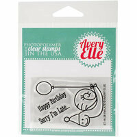 Avery Elle - Clear Acrylic Stamps - I'm Late