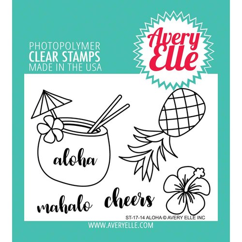 Avery Elle - Clear Acrylic Stamps - Aloha