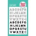 Avery Elle - Clear Acrylic Stamps - Modern Alphabet