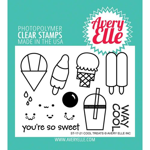 Avery Elle - Clear Acrylic Stamps - Cool Treats