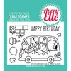 Avery Elle - Clear Photopolymer Stamps - Birthday Bus