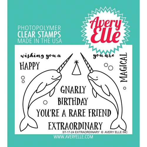 Avery Elle - Clear Acrylic Stamps - Extraordinary