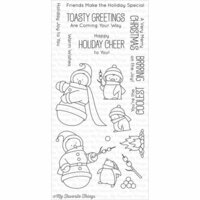My Favorite Things - Birdie Brown - Christmas - Clear Acrylic Stamps - Toasty Greetings