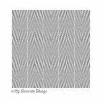 My Favorite Things - Background - Cling Mounted Rubber Stamp - Sketched Chevron