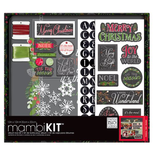 Me and My Big Ideas - 12 x 12 Album Kit - Chalk - Merry Christmas