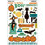 October Afternoon - Witch Hazel Collection - Halloween - Chip &#039;n Stick - Self Adhesive Chipboard - Variety
